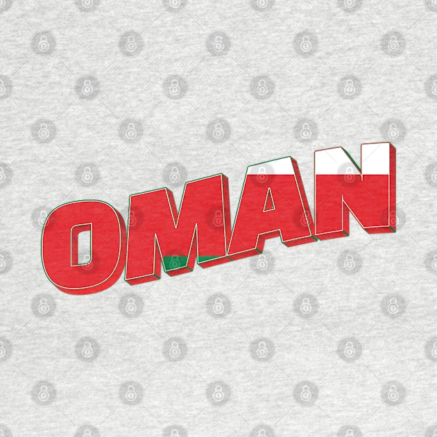 Oman Vintage style retro souvenir by DesignerPropo